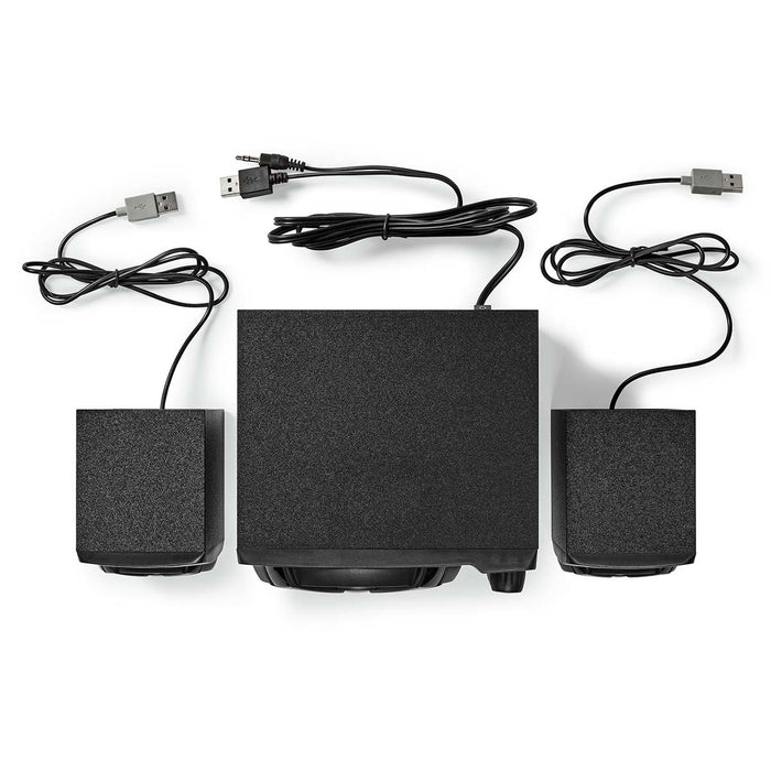 EAN 5412810411290 - Nedis GSPR31021BK altavoz De 2 vías Negro Alámbrico 11 W imagen 12