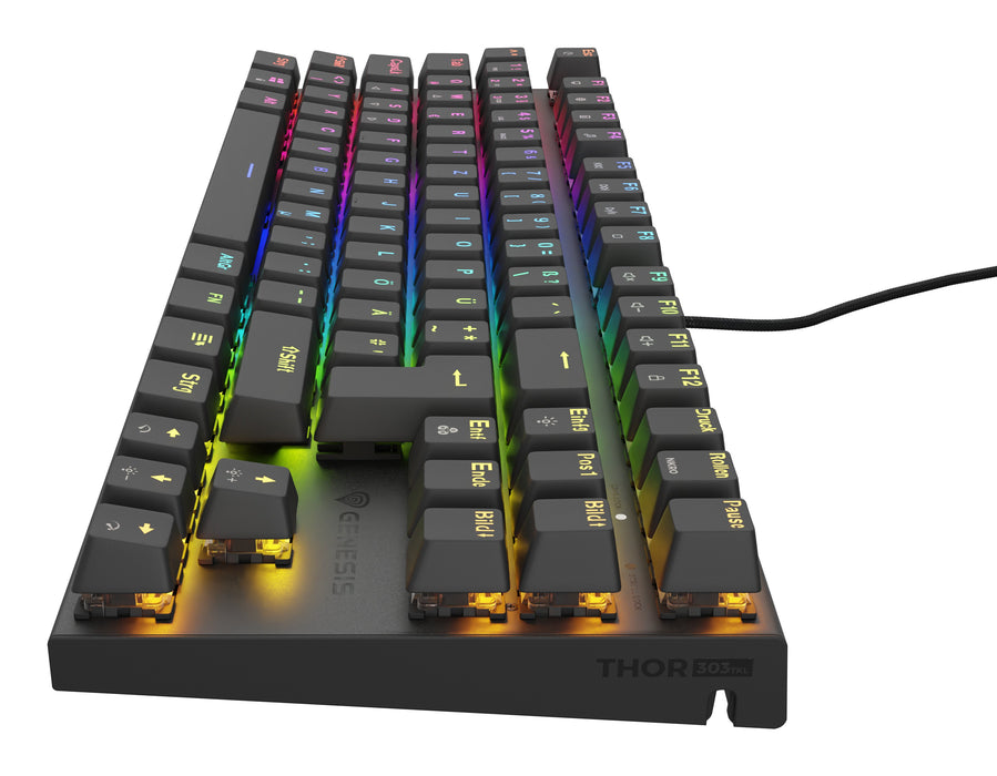 EAN 5901969444575 - GENESIS Thor 303 TKL teclado Juego USB QWERTZ Alemán Negro imagen 2
