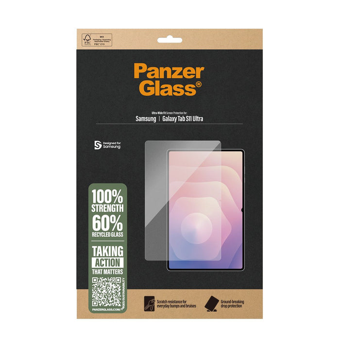 Panzerglass Protector De Pantalla Para Tablet - Ultraancho