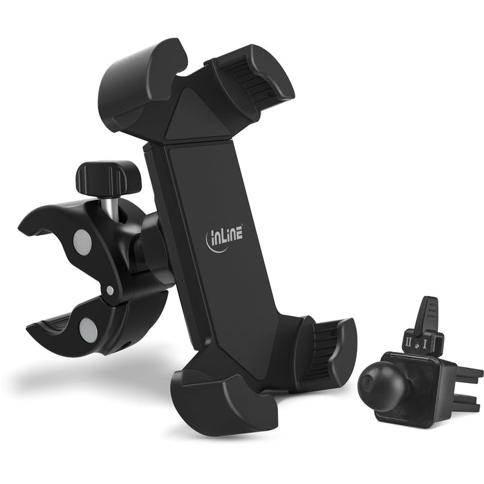 Inline One Click Easy 3 Drive & Ride Set Con Abrazadera Universal Y Clip De Rejilla De Ventilación
