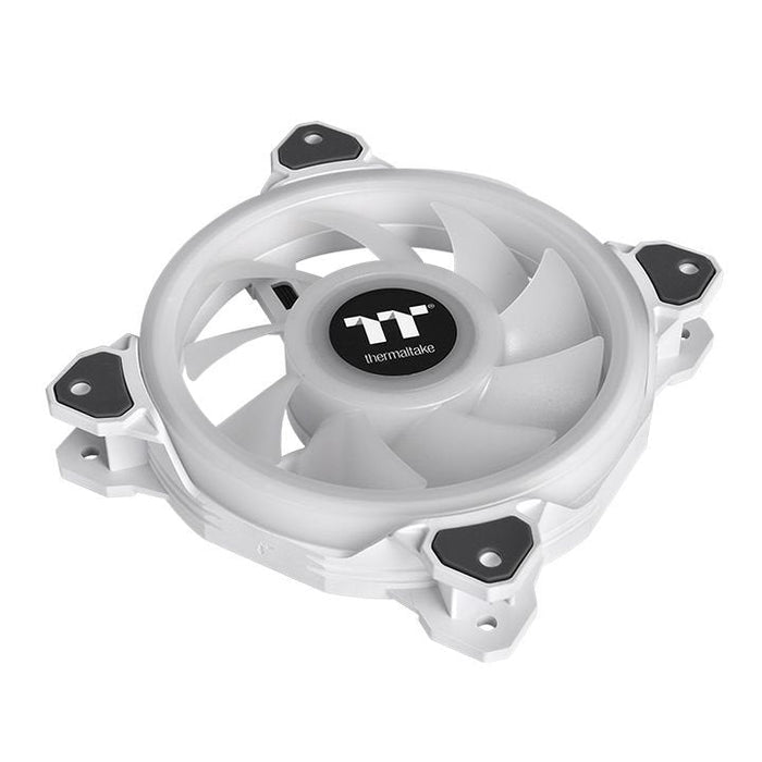 Thermaltake Riing Quad 14 Rgb Radiator Pack 3 Ventiladores Edición Premium Blanco