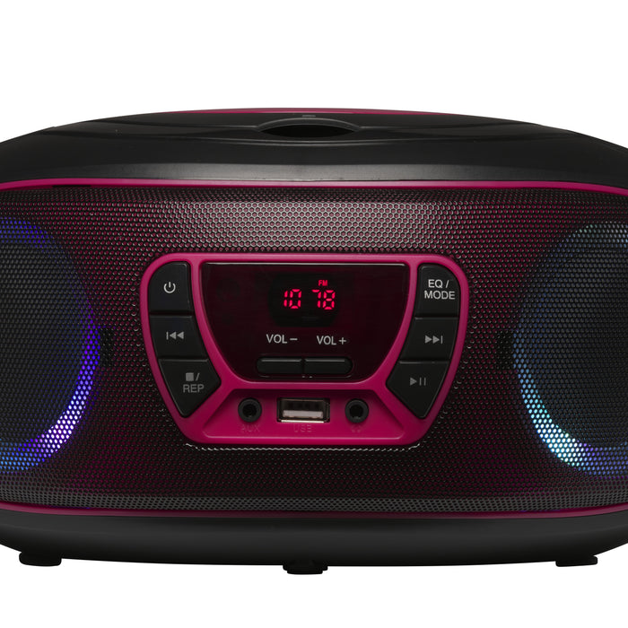 EAN 5706751040726 - Denver TCL-212BT PINK Negro, Rosa Reproductor de CD portátil imagen 7