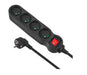 EAN 5902211108115 - Maclean MCE180 base múltiple 1,4 m 4 salidas AC Interior Negro imagen 1