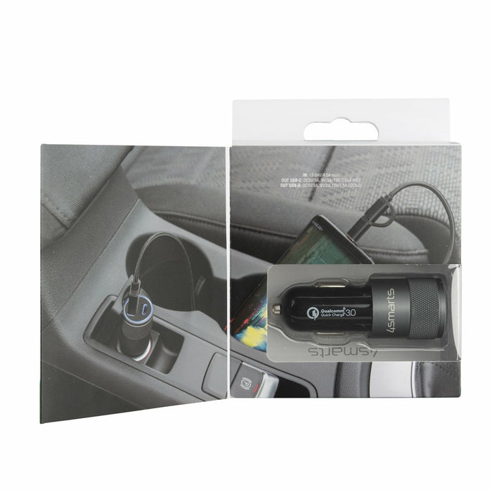 EAN 4250774953293 - 4smarts 464448 cargador de dispositivo móvil Universal Negro Encendedor de cigarrillos Auto imagen 4