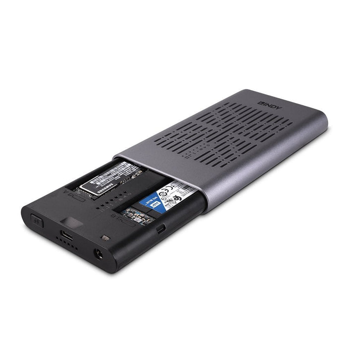 EAN 4002888433822 - Lindy 43382 caja para disco duro externo Caja externa para unidad de estado sólido (SSD) Plata M.2 imagen 2