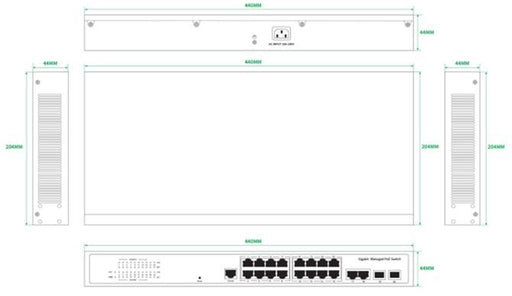 EAN 5715063507742 - Ernitec ELECTRA-M16-1GB-285W switch imagen 2