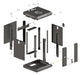 EAN 5901969441574 - Lanberg WF11-3304-10B armario rack 4U Bastidor de pared Negro imagen 12