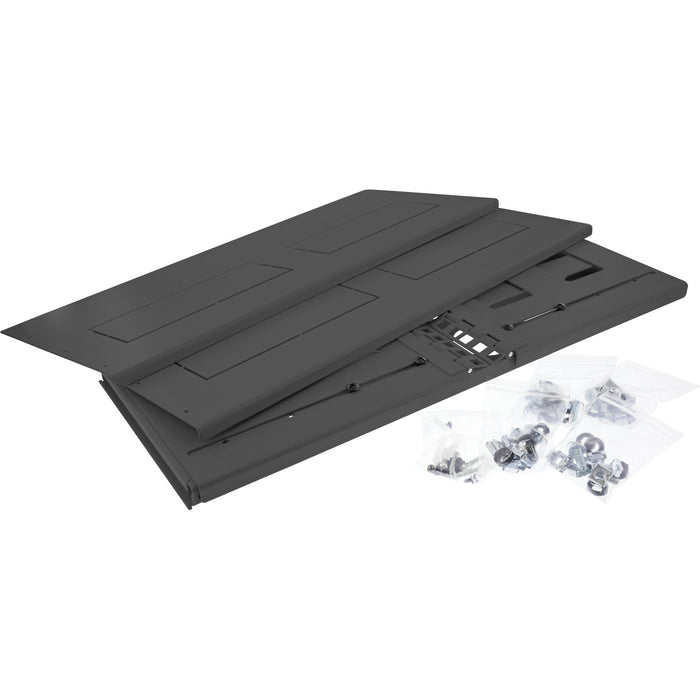 Inline® 19" Foldable Rack, 4u, 24-40cm Depth, With Cover, Negro
