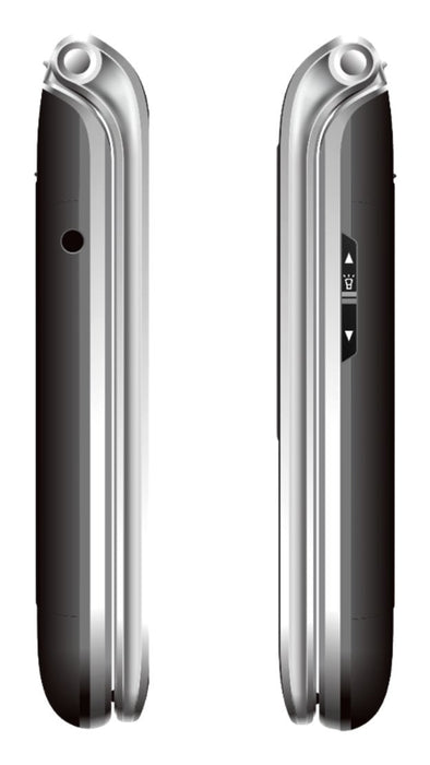 Beafon Sl645plus Lte- 4g, Plateado Line, Móvil Plegable Con Teclas Grandes, Negro-Plateado