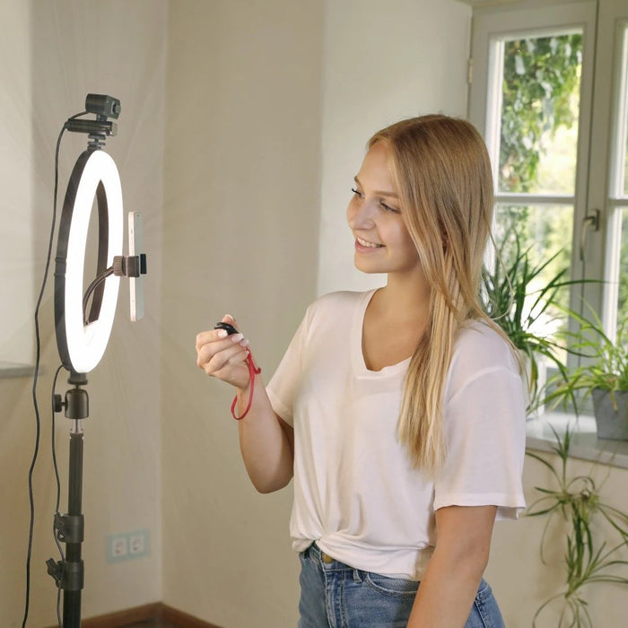 Hama Spotlight Steady 120 Iii Led-Ringleuchte F. Smartphone