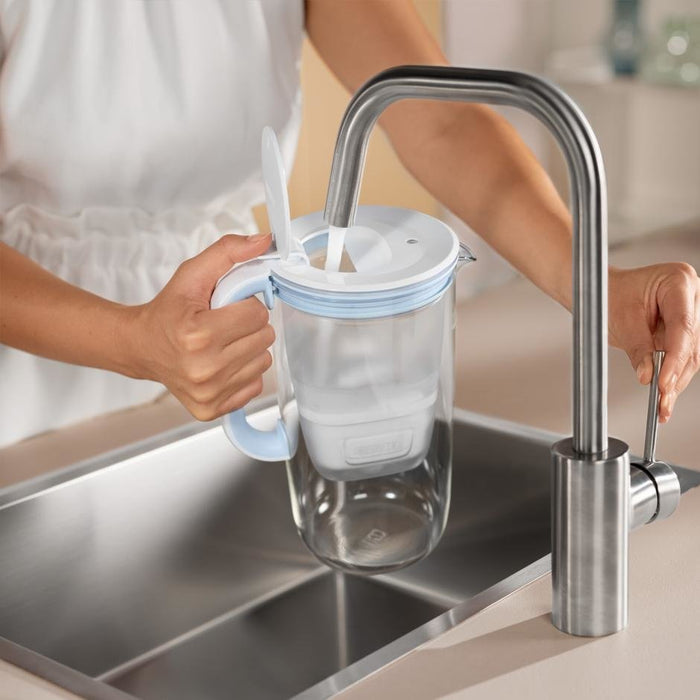 EAN 4006387120801 - Brita 4006387120801 filtro de agua Filtro para depósito de agua 2,5 L Azul claro, Transparente imagen 4