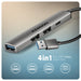 EAN 8595247909329 - Axagon HUB USB HUE-STA, 4x USB ALU STRIP hub, 1x USB-A 5Gbps, 2x USB-A & 1x USB-C 480Mbps, kabel USB-A 12 imagen 2