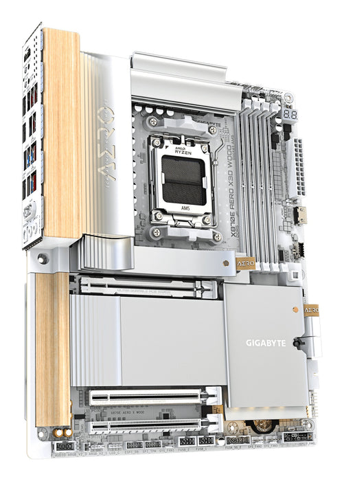 EAN 4719331878481 - GIGABYTE X870E AERO X3D WOOD AMD X870E Zócalo AM5 ATX imagen 3