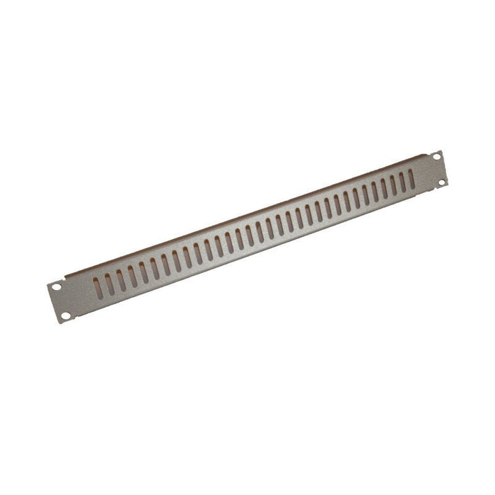 1u 19" Screw Type, Vented  Blank Panel White