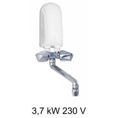 EAN 5900950921668 - Dafi POZ03139 calentadory hervidor de agua Vertical Sin depósito (instantánea) Cromo, Blanco imagen 1
