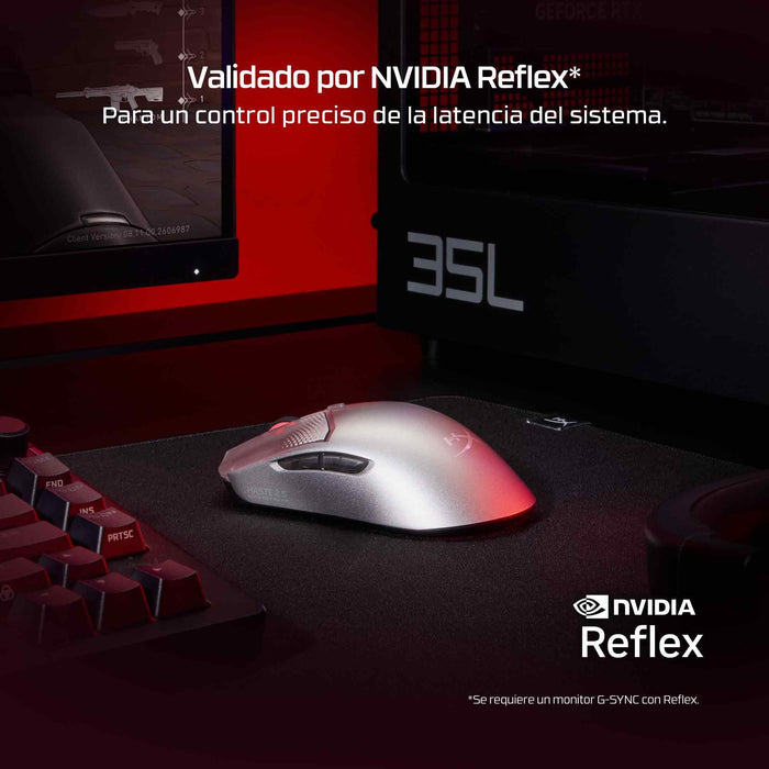 EAN 197961217414 - HyperX Pulsefire Haste 2 S Wireless Navy Gaming Mouse ratón Juego Ambidextro RF Wireless + Bluetooth + USB imagen 10