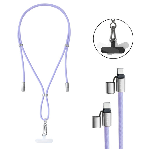 EAN 4034303037162 - Intenso Handykette als Lade- + Datenkabel USB-C bis 1,65m lila cable USB USB C Púrpura imagen 1