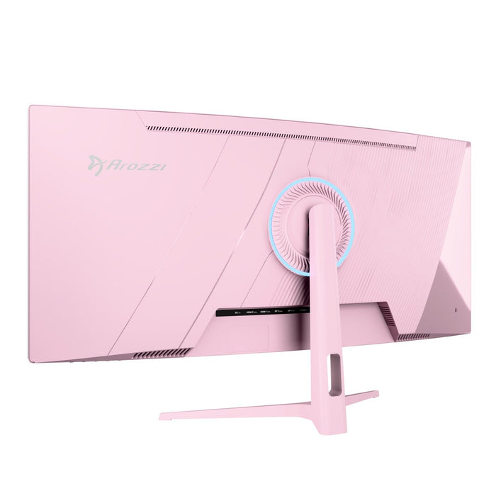 EAN 850054766991 - Arozzi Nova 34″ Curved pantalla para PC 86,4 cm (34") 3440 x 1440 Pixeles 4K Ultra HD LED Rosa imagen 5