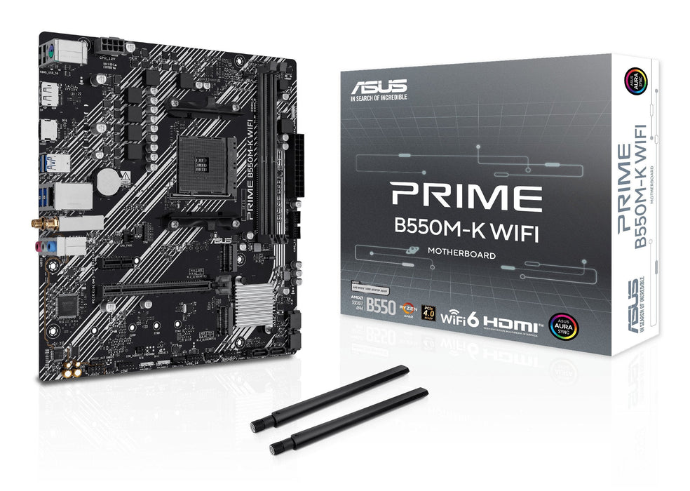 Placa Base Asus Prime B550m-K Wi-Fi Amd,Am4,Ddr4,Mat