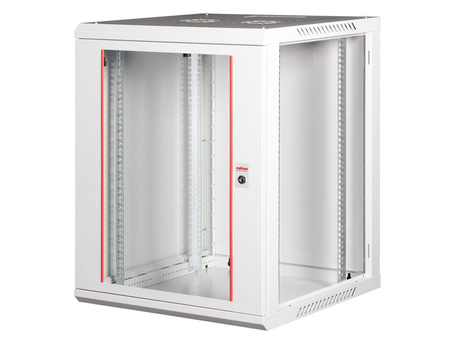 Roline 19-Zoll Wandgehuse Basic Plus 15he, 600x600 Bxt Grau