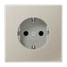 EAN 4011377062986 - JUNG ES 1520 caja de tomacorriente Tipo F Acero inoxidable imagen 1