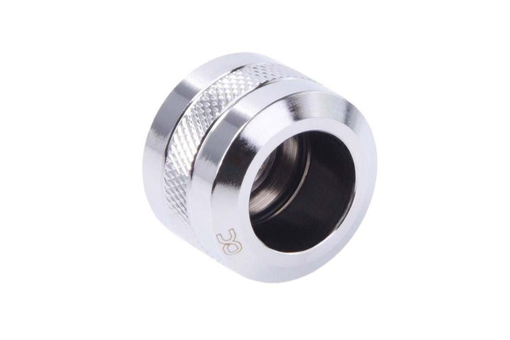 Alphacool Eiszapfen Pro 16mm Hardtube Racor G1/4 - Chrome Sixpack, Conexión Cromada, 6 Piezas 17476