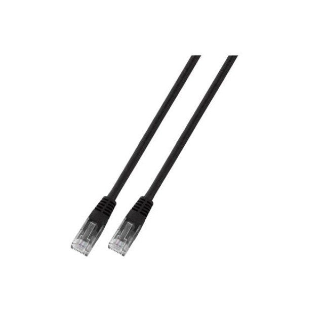 Cable De Red Efb Rj45  Cat.6 U Utp Pvc Cca Schwarz 1,5m