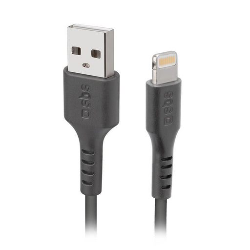 EAN 8018417327445 - SBS TECABLEUSBIP589K cable de conector Lightning 1 m Negro imagen 1