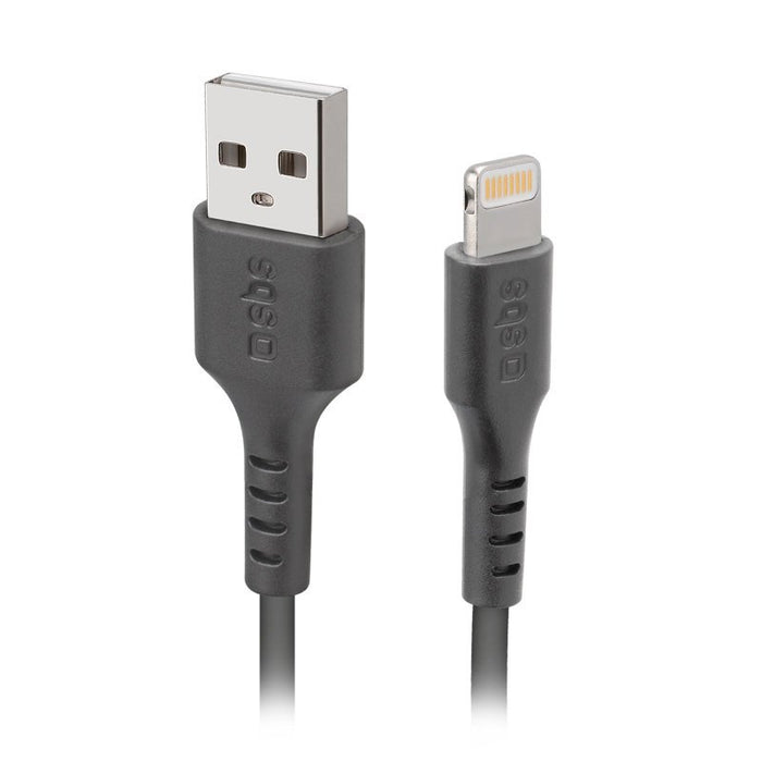 EAN 8018417327445 - SBS TECABLEUSBIP589K cable de conector Lightning 1 m Negro imagen 1