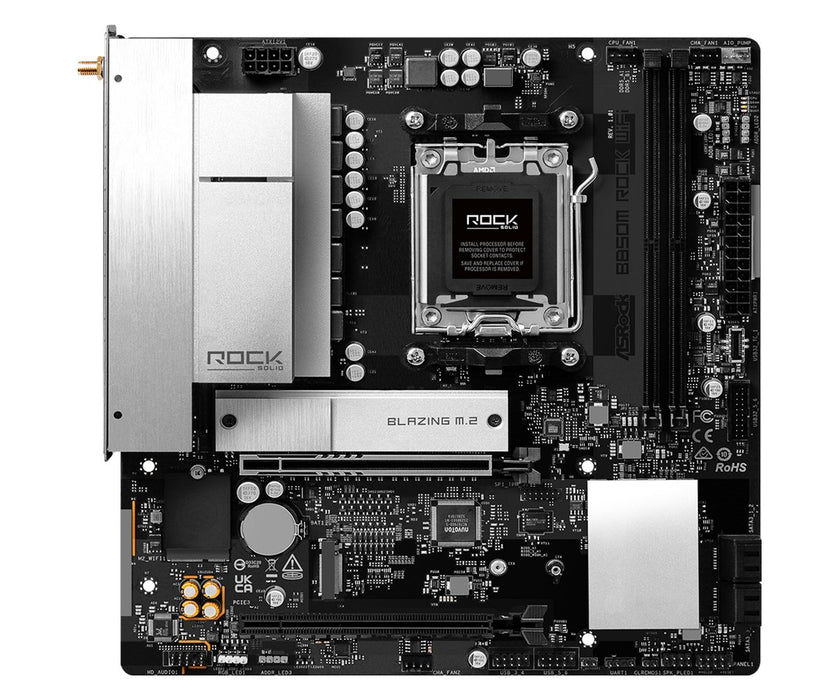 EAN 4711581494169 - Asrock B850M Rock WiFi AMD B850 Zócalo AM5 micro ATX imagen 2