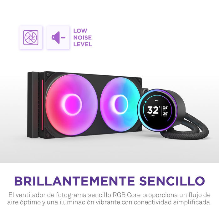EAN 5056547204161 - NZXT Kraken Elite 280 RGB Procesador Sistema de refrigeración líquida todo en uno 14 cm Negro 1 pieza(s) imagen 12