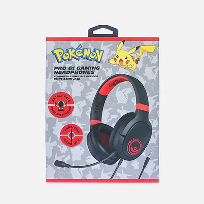 EAN 5055371624312 - OTL Technologies Pokémon PK0879 auricular y casco Auriculares Alámbrico Diadema Juego Negro, Rojo imagen 9
