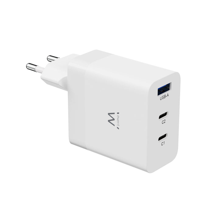 EAN 8052101430943 - Ewent EW1323 cargador de dispositivo móvil Universal Blanco Corriente alterna Carga rápida Interior imagen 1