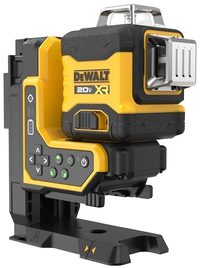 Dewalt Láser Multilínea A Batería 3x360° Dcle34035b, 18 Voltios, Con Control Remoto, Láser De Líneas Cruzadas Negro/Amarillo, Con Líneas Láser Verdes, Sin Batería Ni Cargador Dcle34035b-Xj