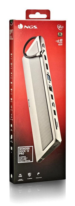 EAN 8435430624519 - NGS WONDERDOCK 12 PRO USB Tipo C Plata imagen 5