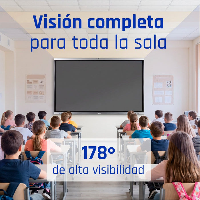 EAN 8435364320082 - iggual Orchid 75 Webcam Panel plano interactivo 190,5 cm (75") LED Wifi 400 cd / m² 4K Ultra HD Negro Pan imagen 7