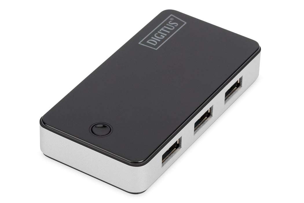 EAN 4016032317005 - Digitus DA-70231 hub de interfaz 5000 Mbit/s Negro, Plata imagen 1