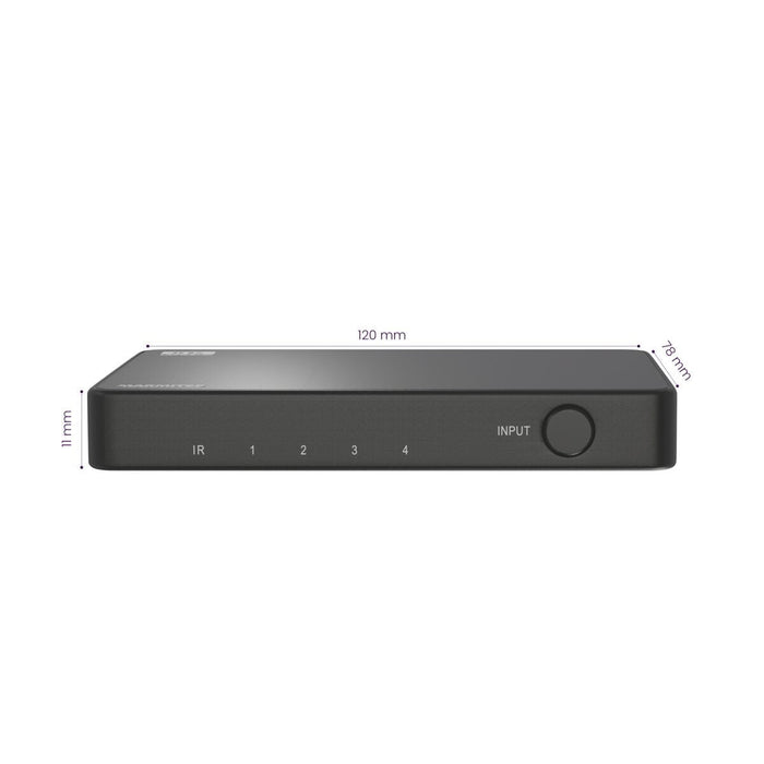 Marmitek Connect 740 Hdmi-Switch 8k/80hz 4k/120hz 4 Inputs   8457