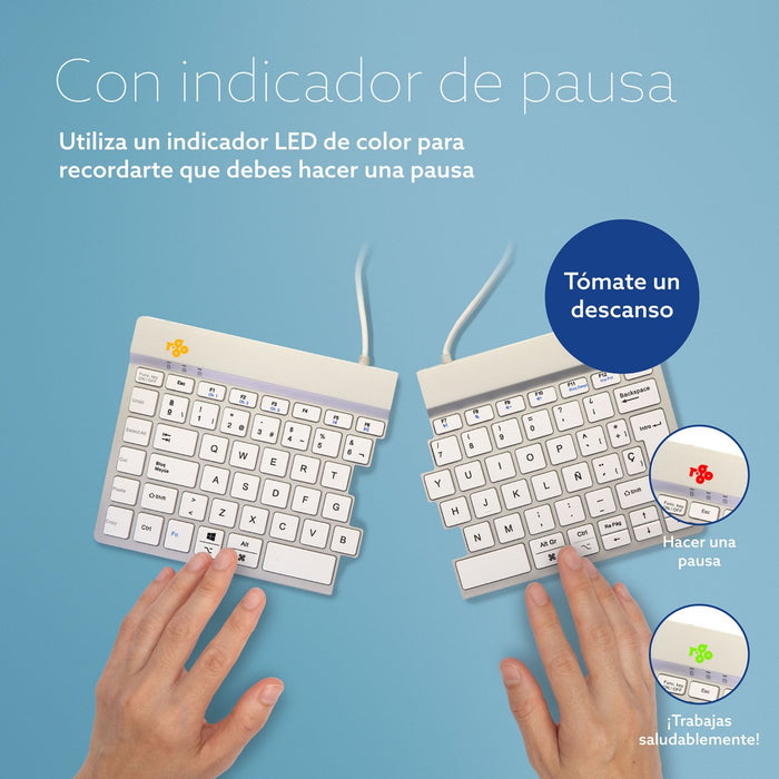 EAN 8719274492245 - R-Go Tools RGOSBESWLWH teclado Universal Español imagen 12
