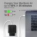 EAN 8595247907905 - Axagon ACU-PQ45 QC 3.0, 4.0/AFC/FCP/PPS/PD, 45W, schwarz - Netzladegerät mit USB-A und USB-C Schnittstell imagen 7