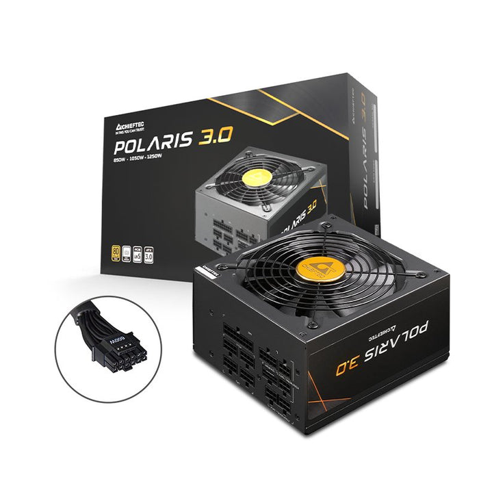 EAN 753263078155 - Chieftec Polaris 3.0 1250W unidad de fuente de alimentación 20+4 pin ATX ATX Negro imagen 8