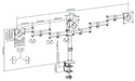 EAN 4015867202203 - Equip 650116 soporte para monitor 68,6 cm (27") Escritorio Negro imagen 3