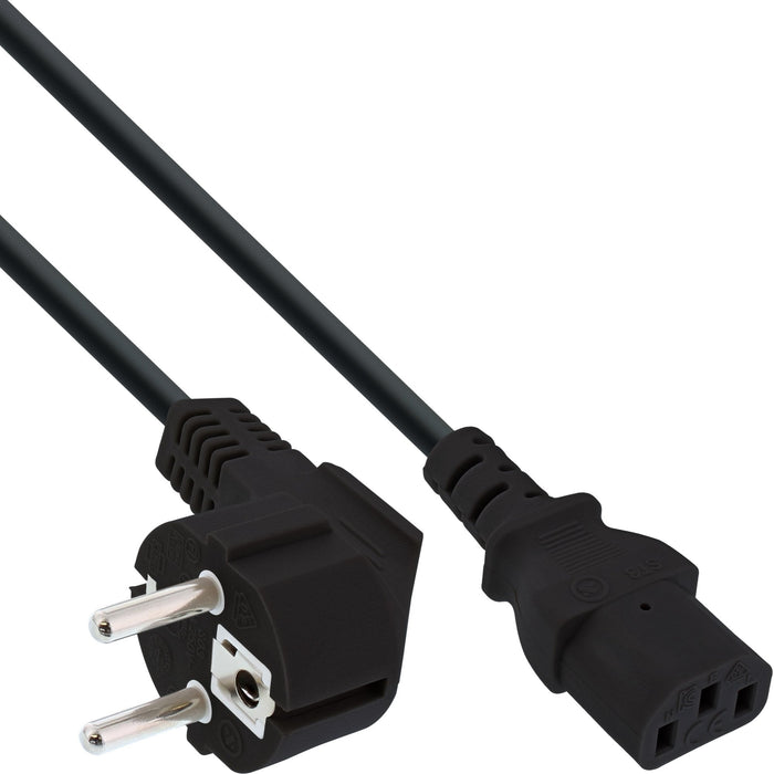 Cable De Alimentación Inline A 3pin Iec Hembra Negro 3m