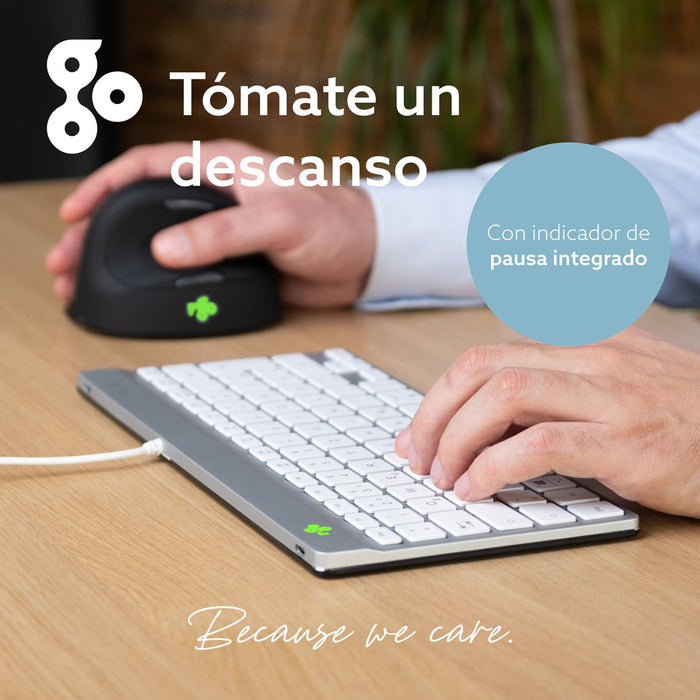EAN 8719274492085 - R-Go Tools RGOCOUKWDWH teclado Oficina USB Inglés imagen 10