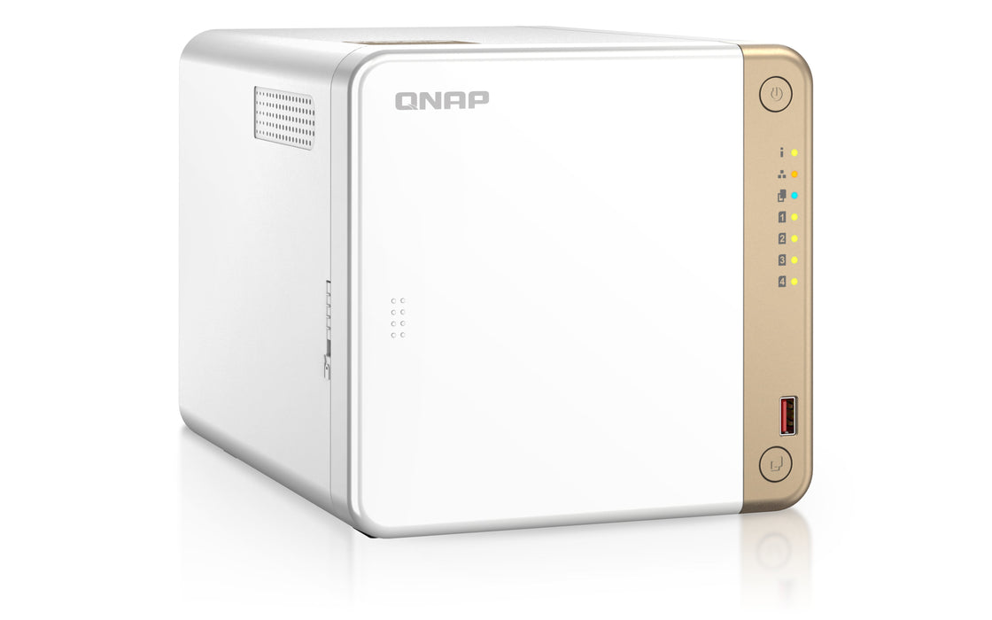 EAN 4711103080030 - QNAP TS-462-4G servidor de almacenamiento NAS Torre Intel® Celeron® N4505 4 GB DDR4 0 TB QNAP QTS Blanco imagen 6