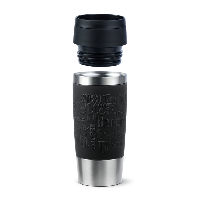 EAN 4009049544809 - EMSA Travel Mug Classic N2020200 taza de viaje 360 ml Negro, Acero inoxidable Acero inoxidable imagen 4