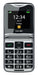 EAN 9120124823956 - Beafon Fold10 5,59 cm (2.2") 95 g Negro, Plata Teléfono para personas mayores imagen 1