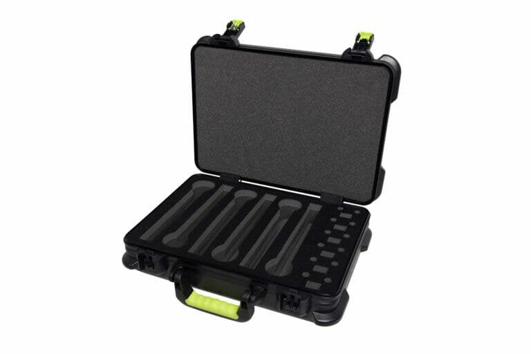Estuche Shure Sh-Miccasew06  De Plástico Con Asa Para Transportar Micrófonos