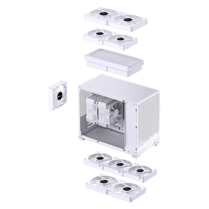 Caja Micro-Atx Jonsbo D32 Std Cristal Templado Blanco