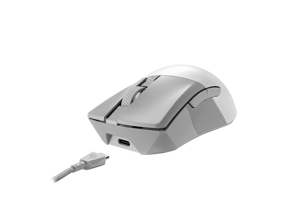 EAN 4711081757764 - ASUS ROG Gladius III Wireless Aimpoint White ratón Juego mano derecha RF Wireless + Bluetooth + USB Type- imagen 3